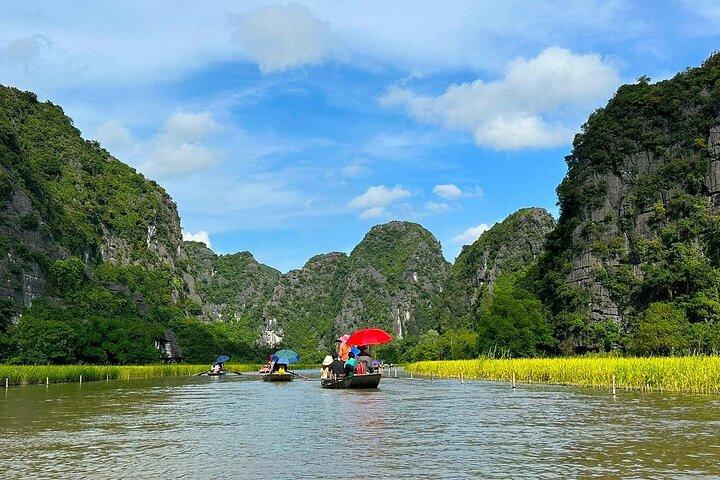 From Hanoi: Incense Village, Tam Coc Boat Trip, Hoa Lu Capital