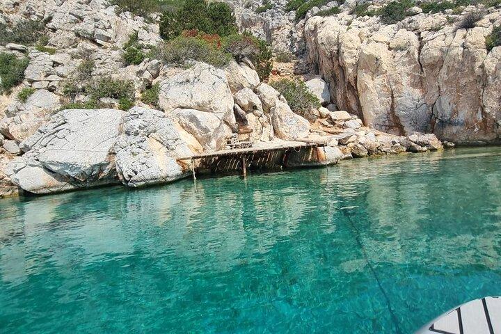 Athens Private Boat Tour to Agistri, Aegina, Moni and Perdika