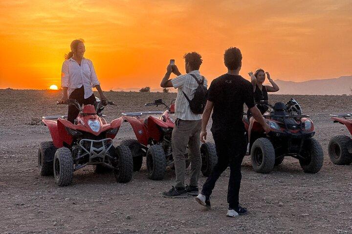 Marrakech : Excursion en Quad dans la Palmeraie et désert jbilet