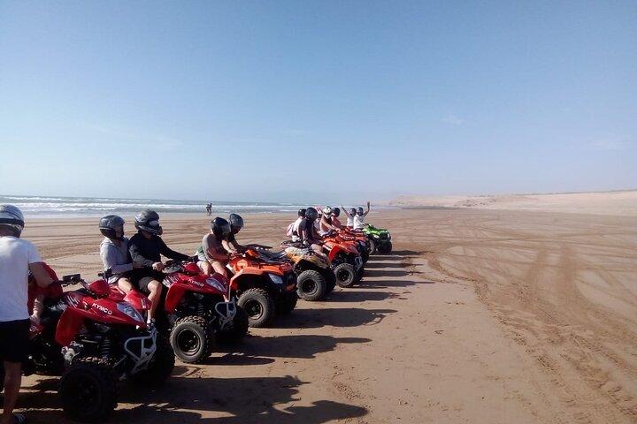 Agadir : Quad bike dunes, Desert and Beach Sandboarding & camel