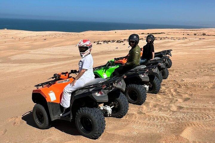 Agadir : Quad bike dunes, Desert and Beach Sandboarding & camel