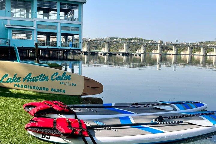 1 Hour Paddle Board Rental on Lake Austin Per Person