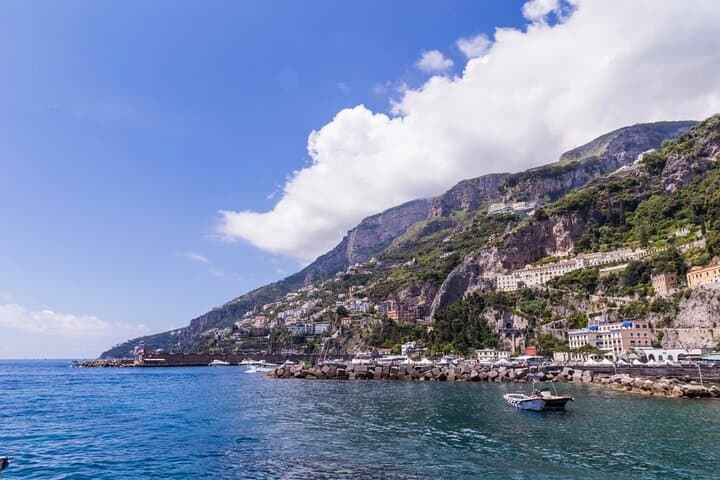 From Naples: CAPRI ISLAND TOUR BY BOAT with stop for swimming