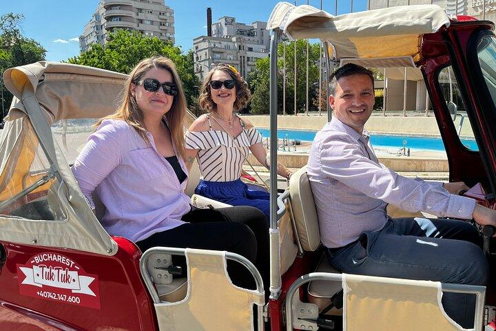 Bucharest Tuk Tuk city tour