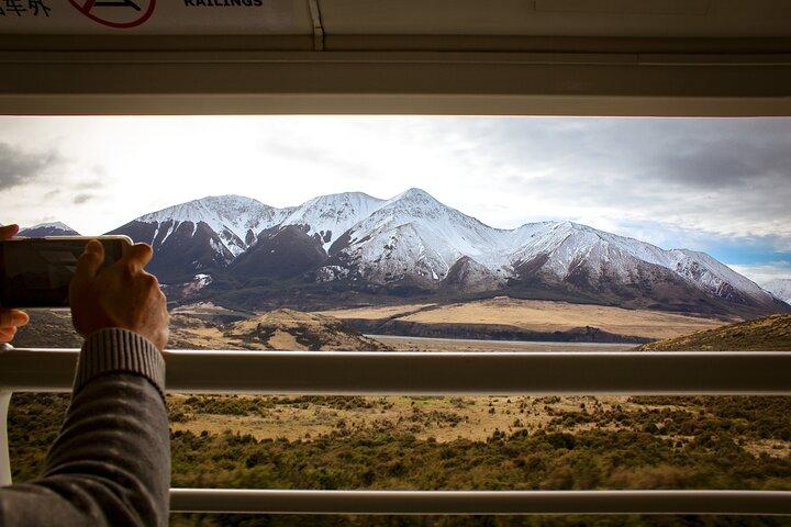 Christchurch to Franz Josef One Way Day Tour with TranzAlpine