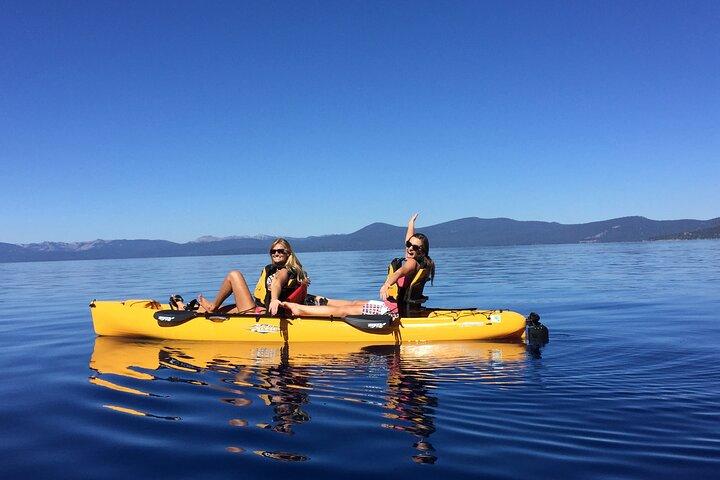 10AM-1PM Tandem Kayak 3 HR Rental South Lake Tahoe for 2 People