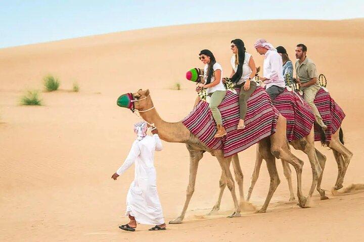 Dubai Private Morning Desert Safari Dune Bashing, Camel Ride, ATV