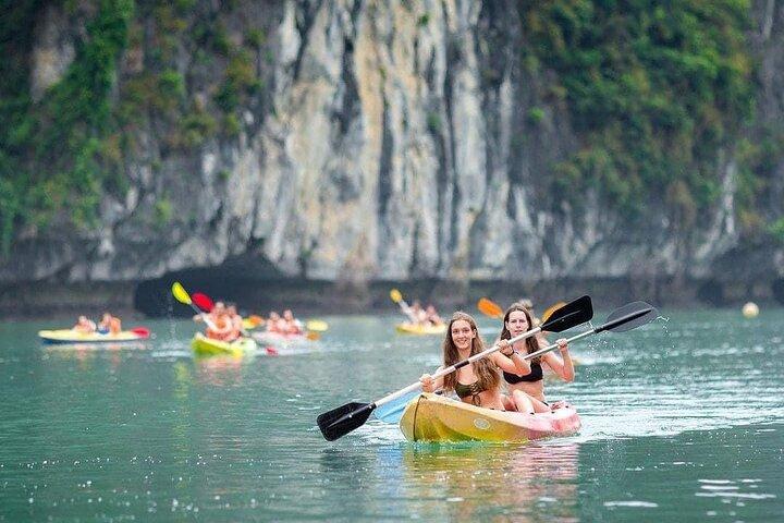 Halong Bay Private Day Trip: Cave, Kayaking, Island, Hiking, Meal