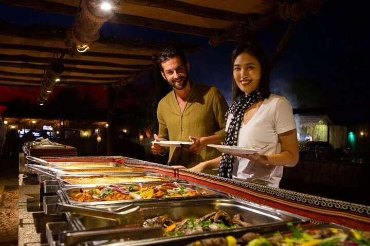 Desert Tour by ATV OR Buggy Self-drive, BBQ Dinner and Camel Ride