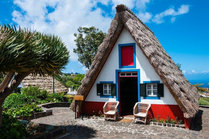 Full-Day Santana Madeira Island Tour Amazing Straw Houses