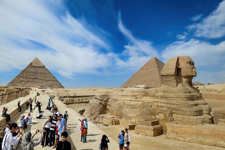 Giza Pyramids Half Day Tour with Sphinx and Hotel Pickup