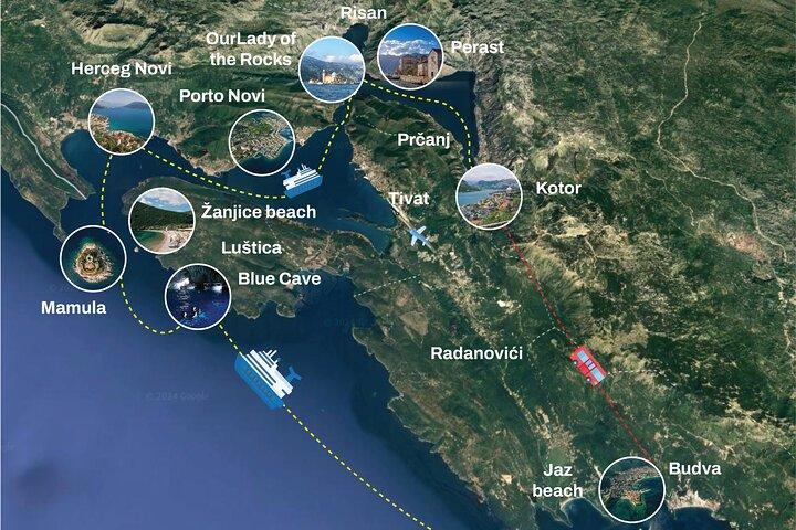 Great Cruise From Budva to Boka Bay in a Day