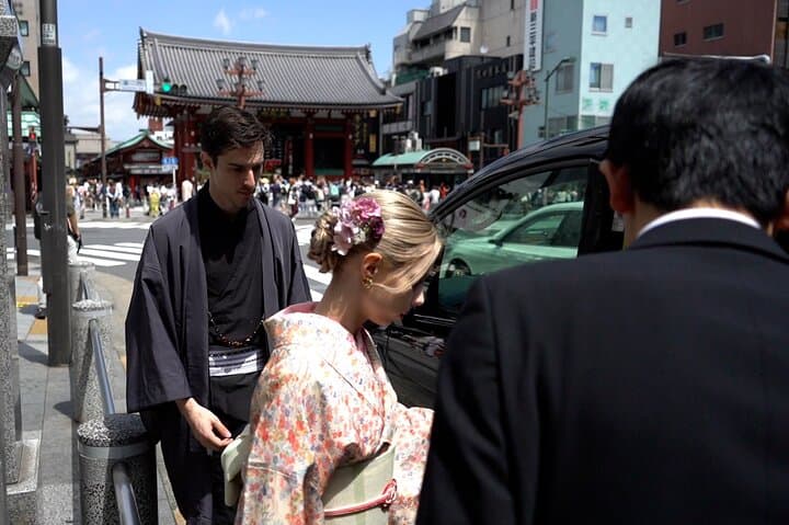Tokyo Kimono Tour by Private Vehicle with Professional Guide