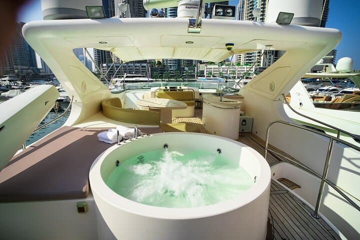 88 Feet Luxury Private Guided Yacht Tour in Dubai