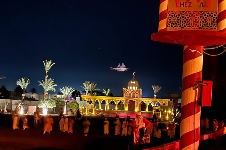 Moroccan Dinner and Show at Fantasia Restaurant in Marrakech