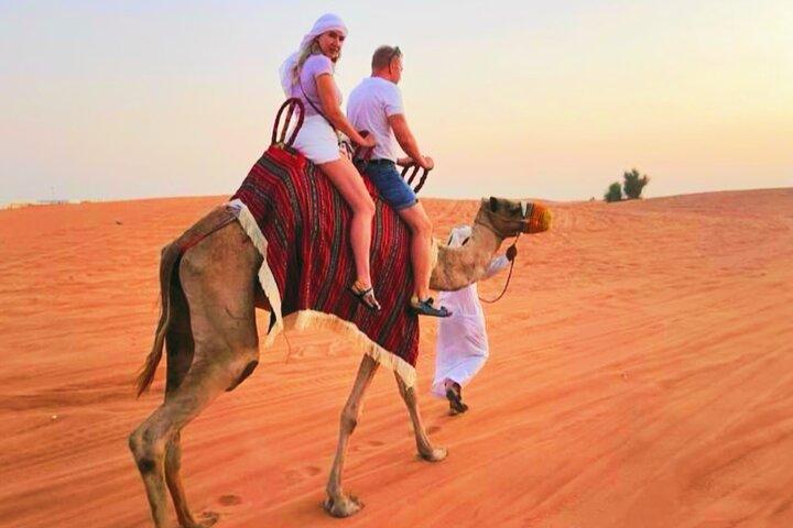 Dubai Desert Safari Experience BBQ Dinner,Camel Ride, Quad Biking