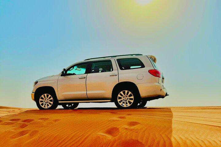 Dubai Desert Safari Experience BBQ Dinner,Camel Ride, Quad Biking