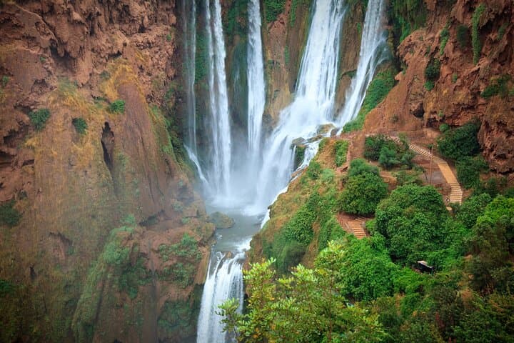 Day Trip to Ouzoud Waterfalls with Guide and Boat Trip