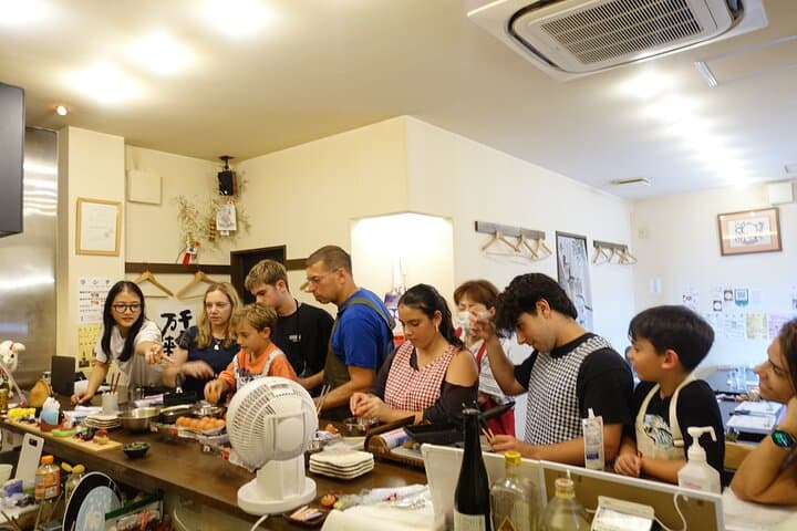 Osaka Japanese Cooking And Matcha Class near Osaka Castle