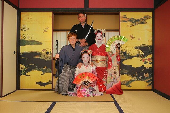 Kyoto Kiyomizudera Temple Family Plan Maiko and Samurai