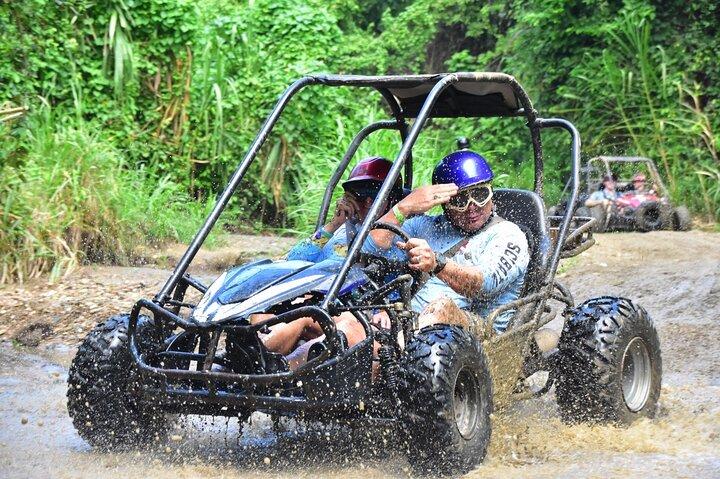 Roatan Jungle ATV Buggy Tour with Sloths & Historical Beach Stop