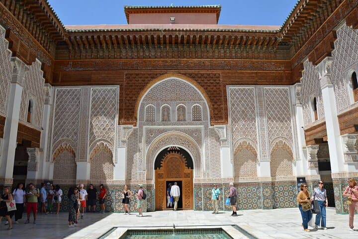 Marrakech: Ben Youssef Madrasa, Jardin Secret & Souks Guided Tour