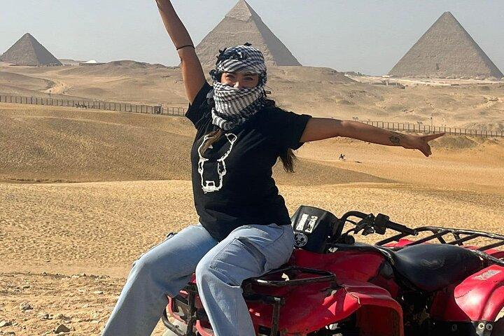Private Giza pyramids,shopping,Quad bike,Camel ride &Felucca ride