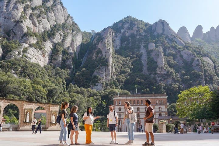 Panoramic Barcelona and Montserrat with Cog-Wheel Train
