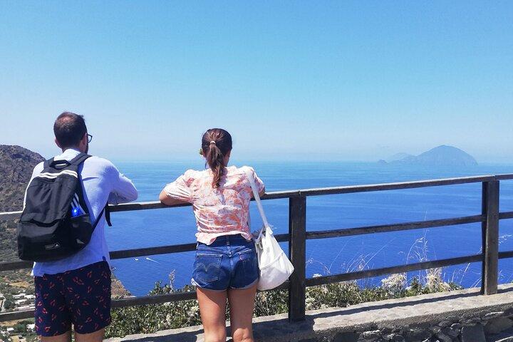 Private and guided tour of Salina: Discovering the Green Island
