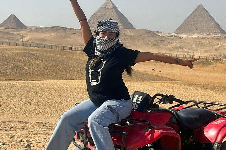 Private Trip Giza pyramids & an Atv quad bike ride from Cairo/Giza hotels