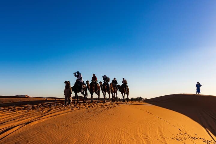 Private Evening Dubai Desert Safari, Camel Ride and Sand Boarding