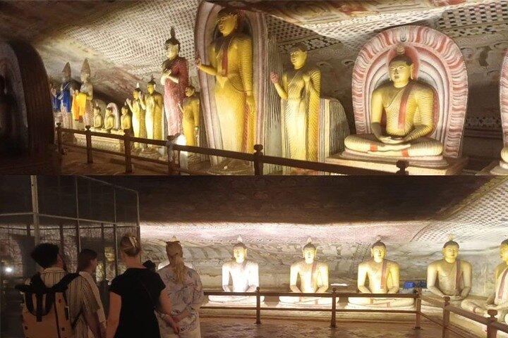 Kandy to Sigiriya Fortress and Dambulla Day Tour