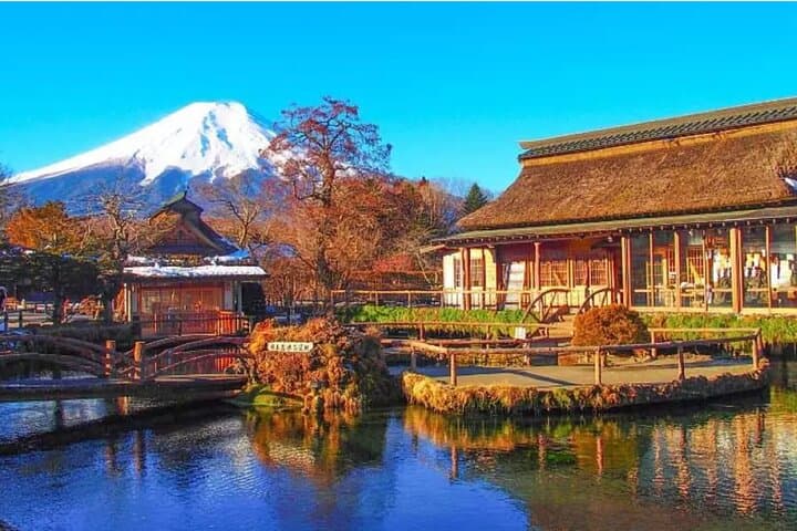 From Tokyo:Mount Fuji Lake Kawaguchi, Oshino Hakkai,Shrine Tour