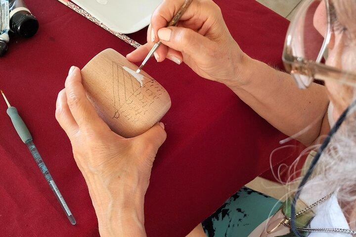 Mate and paint experience with pastry tasting in Buenos Aires