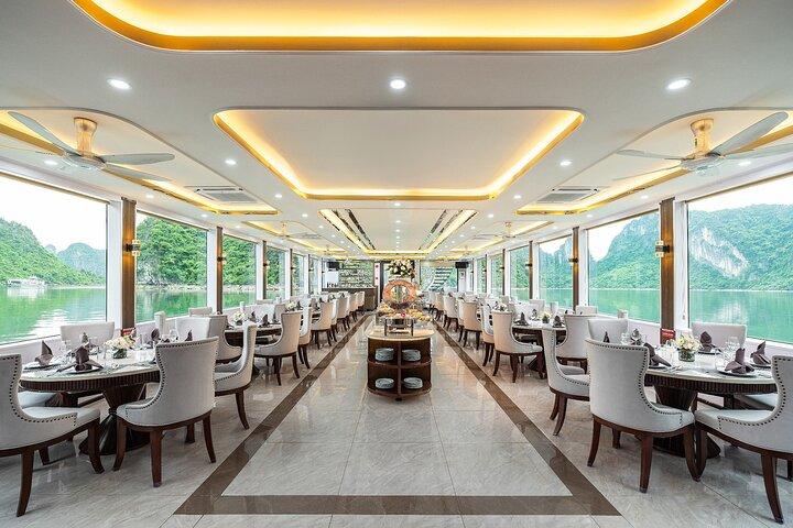 From Hanoi: Luxury Halong Hercules Premium Cruise, Buffet Lunch