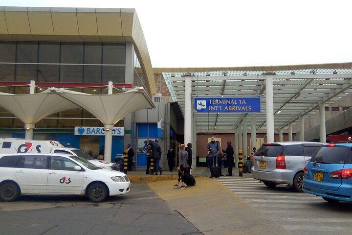 From JKIA Airport: Nairobi private transfer in a car (3 pax max)