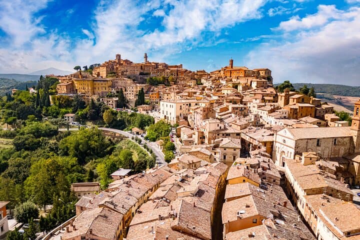 from Rome Montepulciano and Montalcino, the Wine Routes