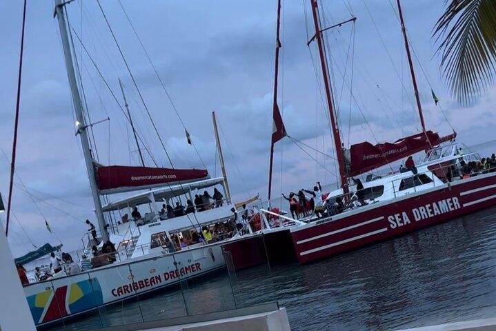 Bamboo Rafting, Catamaran Party Cruise and Snorkeling in Jamaica