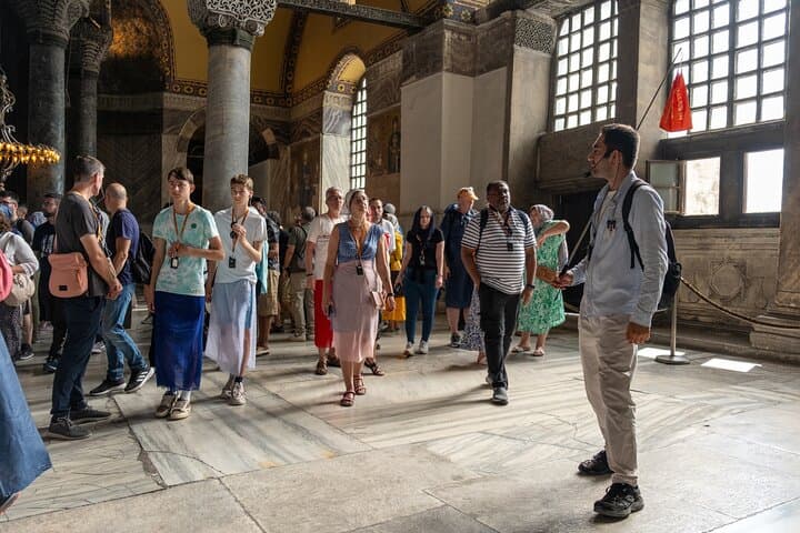 Istanbul: Blue Mosque & Hagia Sophia Small-Group Tour with ticket
