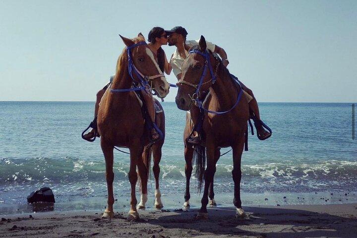 Santorini Horse Riding, Wine Tasting and Authentic Tapas Tour