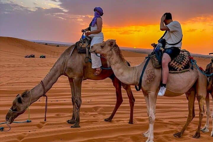 1 night Camel Treking in Merzouga Desert Luxury Camp