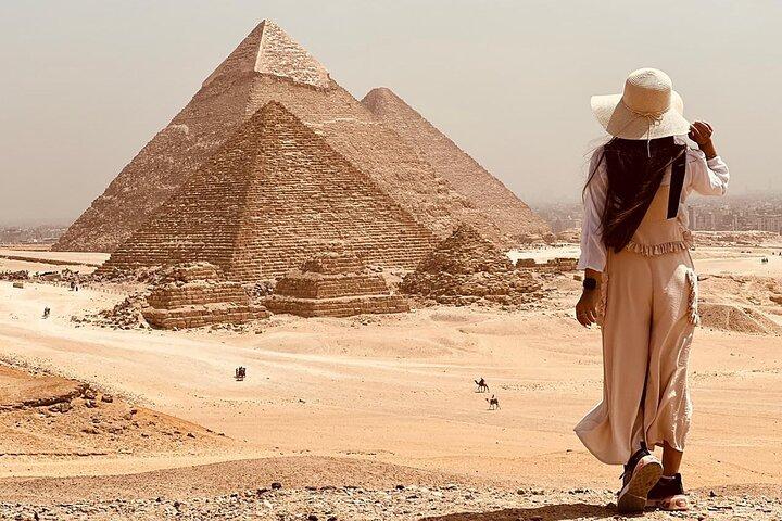 Private Giza Pyramids Half Day Tour and Felucca Ride on the Nile