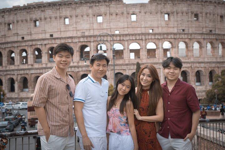 Rome Golf Cart Tour & Professional photoshoot