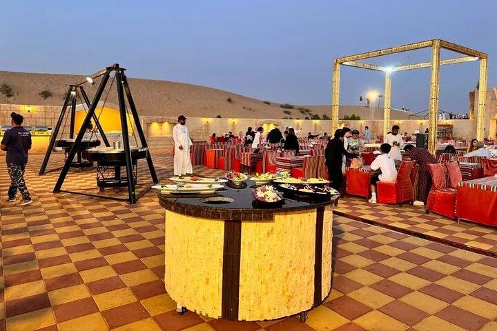 Private Premium Dubai Desert Safari with Camel Ride and Live Show