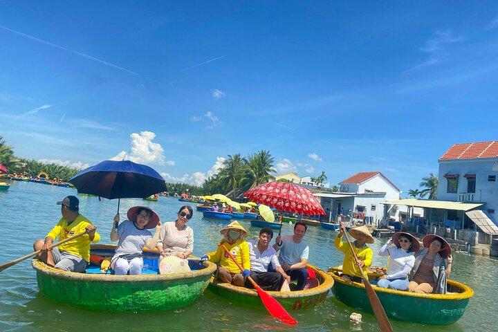 Hoi an Coconut Boat & Hoian ancient Town Tour From Danang orHoian