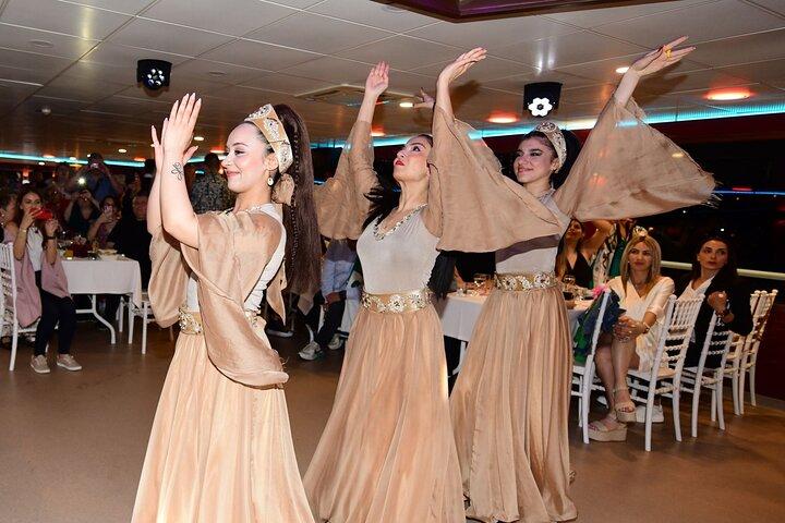 Bosphorus Dinner Cruise with Turkish Night Show Pick-up Drop-off