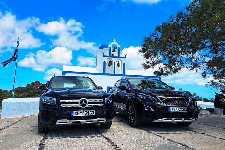 Santorini Private Transfer between Airport or Port and Santorini