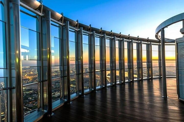 At the top burj khalifa dubai ticket with cafe treat