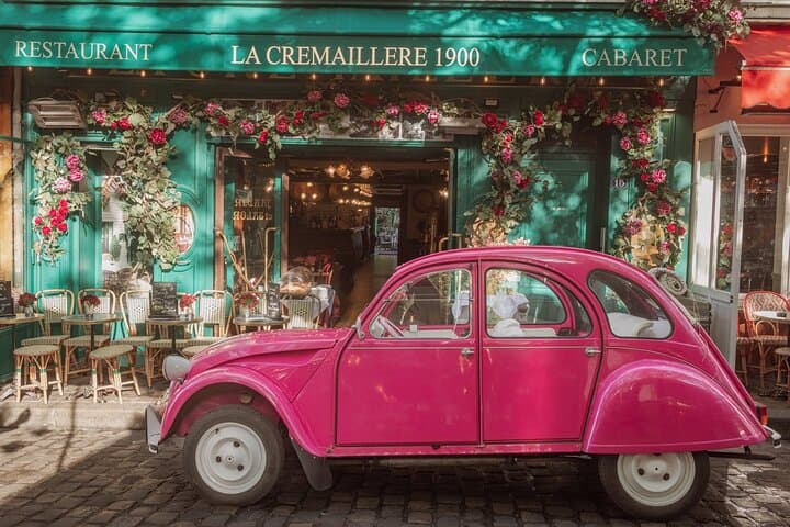 2 Hours Private Guided Tour in a Pink Citroën 2CV