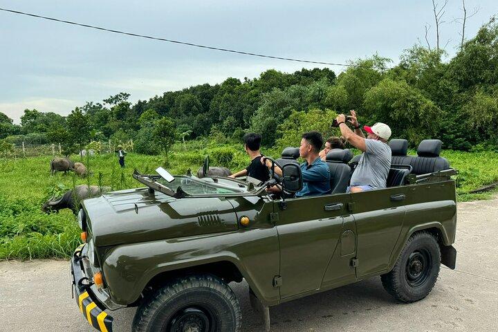 Ninh Binh Army Jeep see Highlight Start From Hanoi By Limousine